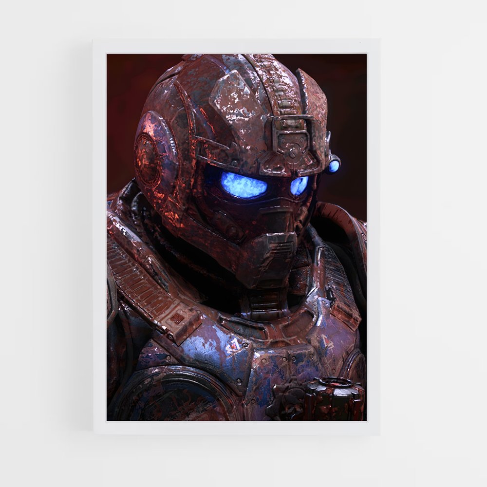 Poster Halo de Lutte – affiche Gears of war (vue 3)